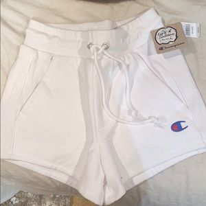 Women’s Champion Sweat shorts.